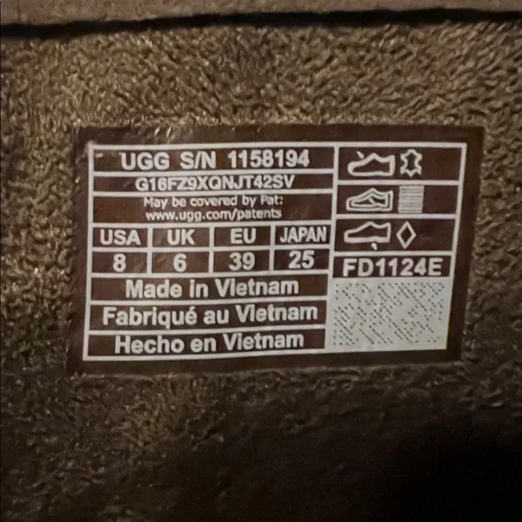 Ugg Brown Suede Women's Ankle Boots - Picture 4 of 7